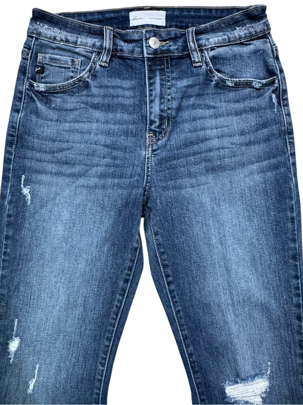 KanCan Brooklyn Distressed High-Rise Bootcut Jeans - Women’s 7/27 - Picture 4 of 12